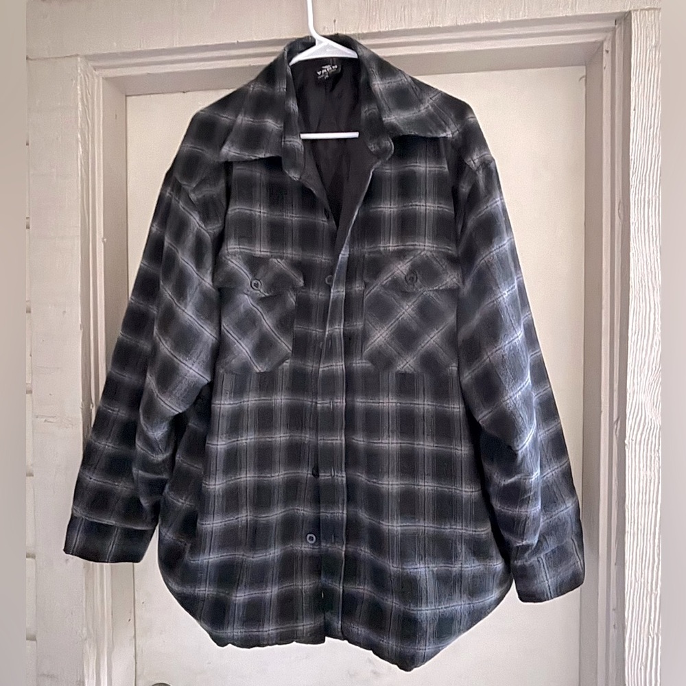 Men's Black Plaid Jacket
